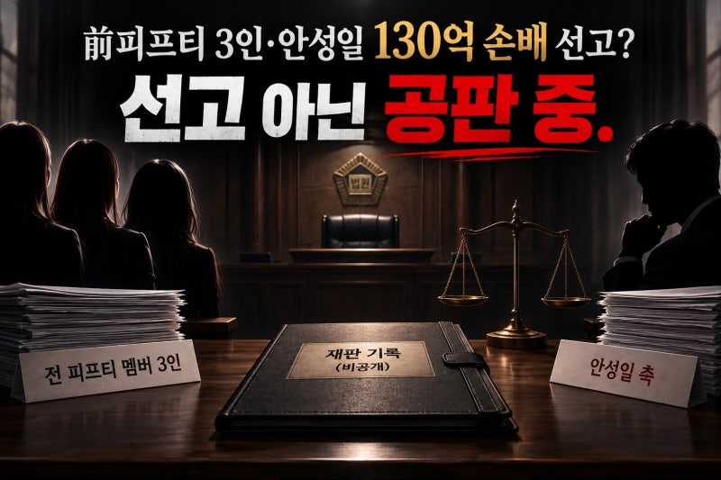 前피프티 3인·안성일 130억 손배 선고? 아직 공판 중