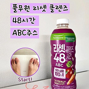 육아맘 48시간 다이어트, 풀무원 리셋 클렌즈 48시간 ABC 주스로 해봤어요!