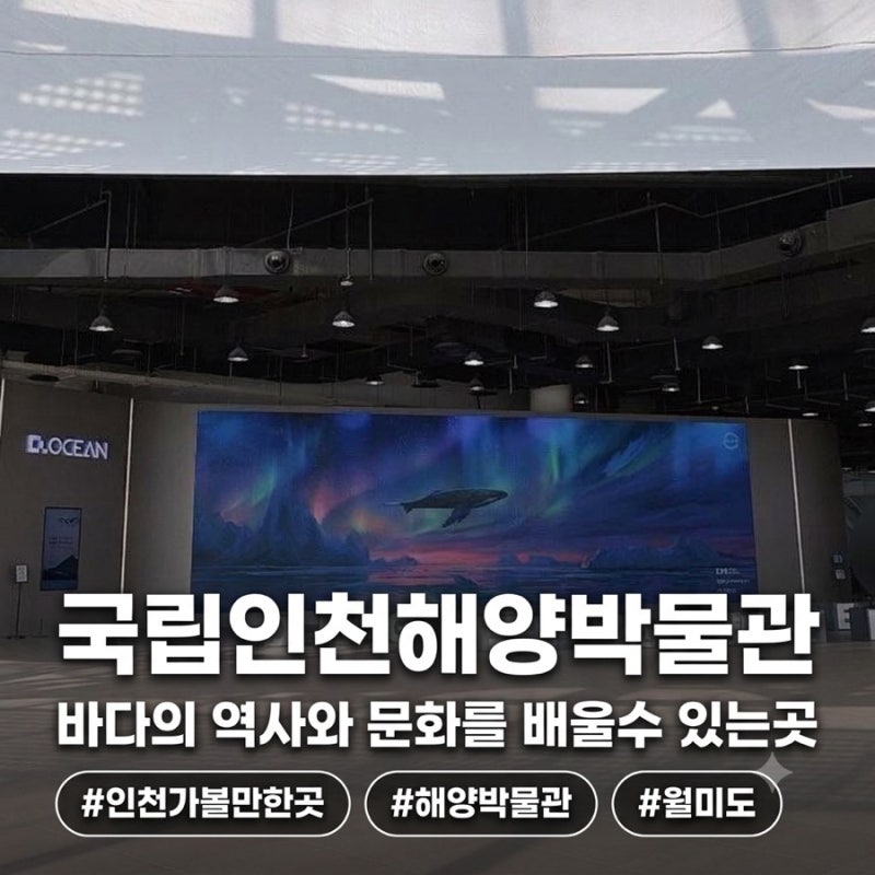 [인천 가볼 만한 곳] 국립인천해양박물관 후기 | 주차정보·어린이박물관 예약·층별 안내