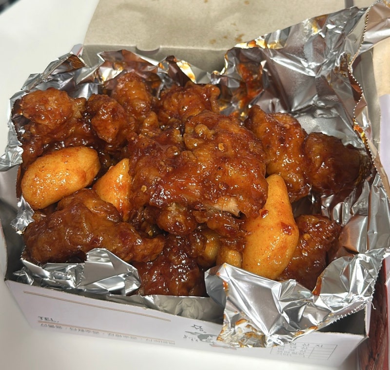 자양시장 닭강정 맛집 김씨치킨 자양점