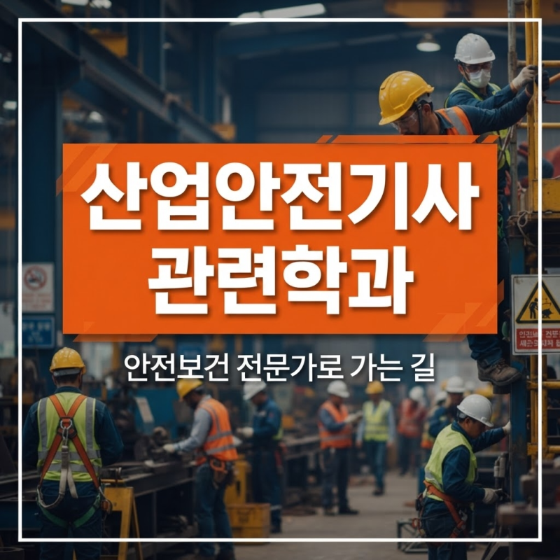 산업안전기사 관련학과, 내 전공도 인정되는 기준 확인하기