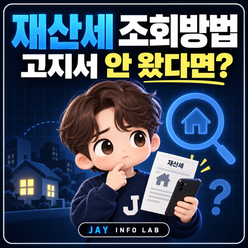 재산세 조회방법｜고지서 안 왔다면 위택스에서 확인하세요