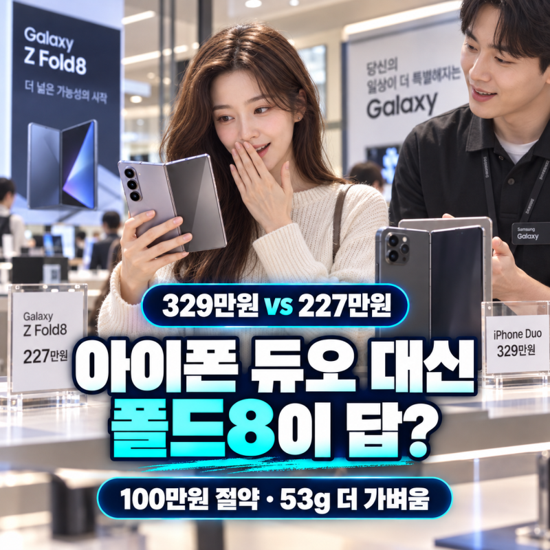 애플 폴더블폰 기다릴까? 갤폴드8 이동 이유 총정리!