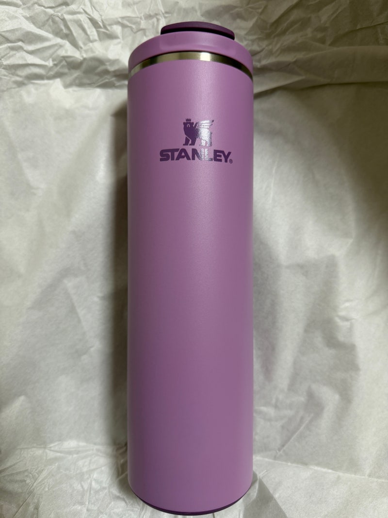 STANLEY 스탠리 트랜짓 플립탑 머그 591ml 라일락 가벼운 스탠리 텀블러 완벽 밀폐 디자인 내돈....