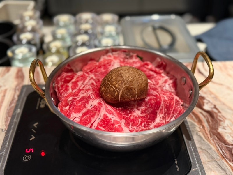 신세계 강남 맛집 HON 하우스 오브 신세계 런치 스키야키 정식 웨이팅 후기