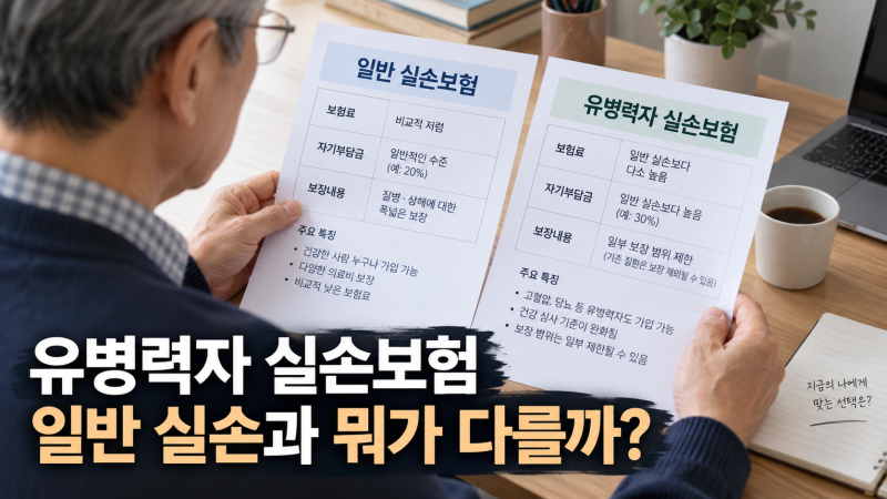 유병력자 실손보험이란? 일반 실손과 보험료·보장 무엇이 다를까?