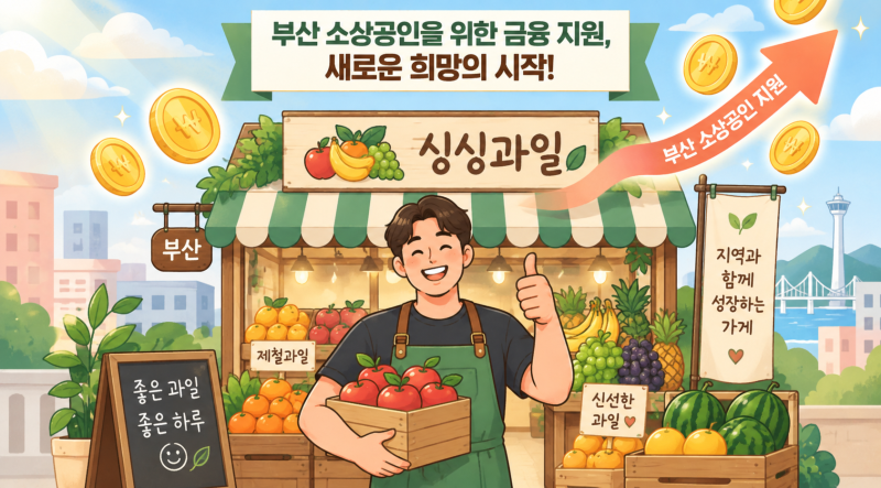 대출 1조2천억 풀렸다는데 부산 소상공인 3천만원 빌려도 첫 1년 이자가 1%대…
