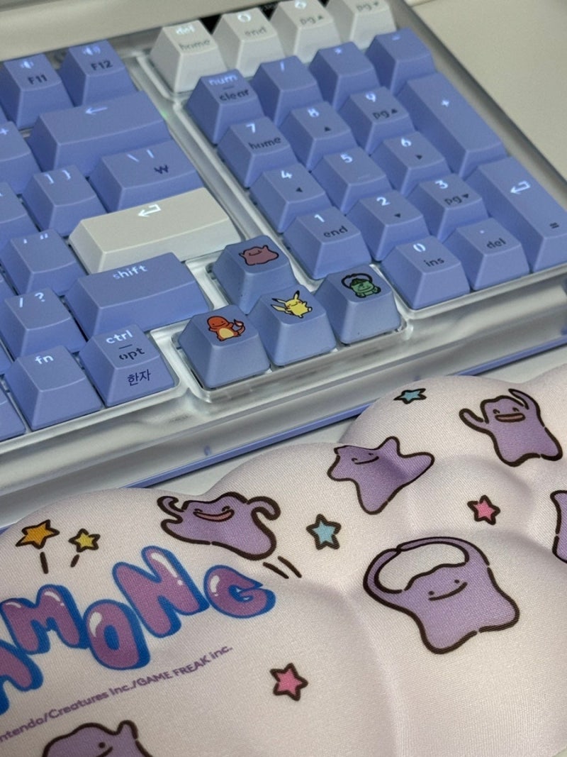 로지텍 ｜포켓몬 메타몽 ALTO KEYS K98M 기계식 키보드 키캡 & 팜레스트 & 틴케이스