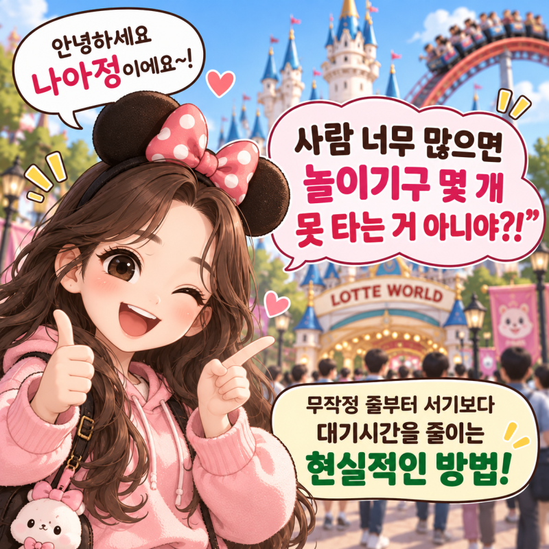 롯데월드 주말에 사람 많아도 괜찮다! 대기시간 줄이는 현실적인 꿀팁 7가지