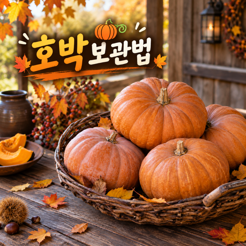 ‘늙은호박 보관법’