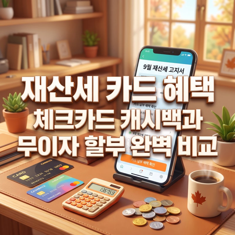 재산세 카드 혜택 체크카드 캐시백과 알짜 이벤트 총정리