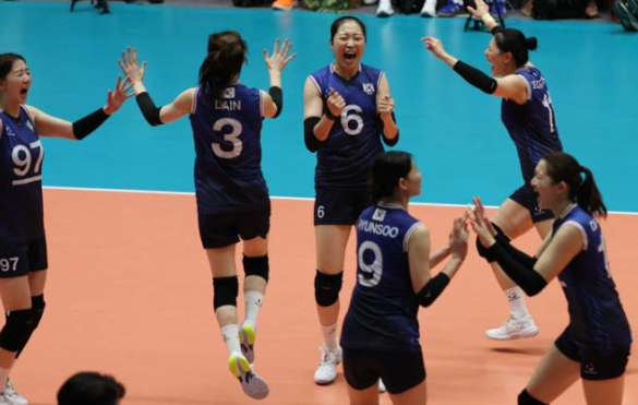 이번엔 달랐다! 한국 여자배구, 베트남 꺾고 중국 피했다...8강 상대는 카자흐스탄