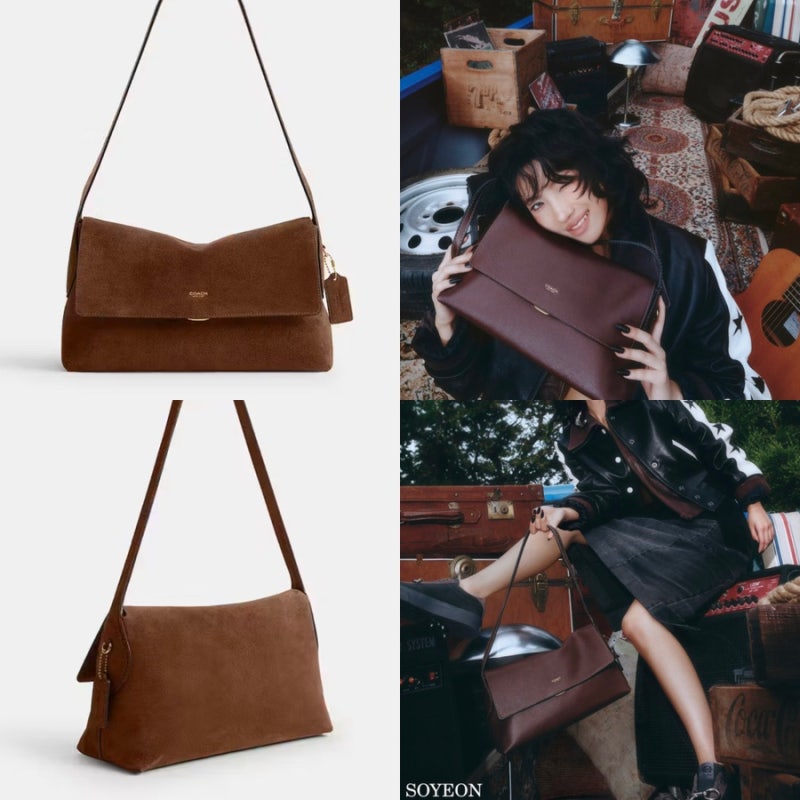 코치 첼시백 30 전소연 착용 화보 속 가을 데일리백 실물 수납력 총정리