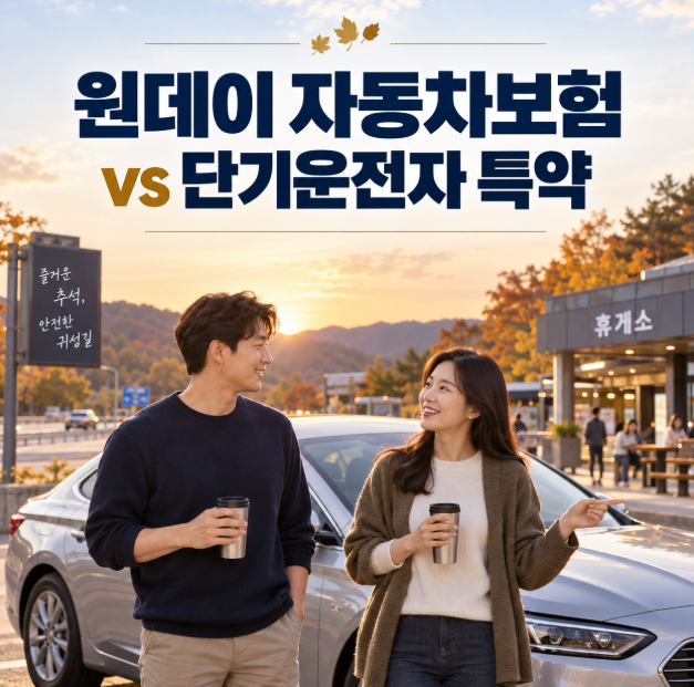 원데이 자동차보험 vs 단기운전자 특약, 가족 차 운전할 땐 뭐가 맞을까?