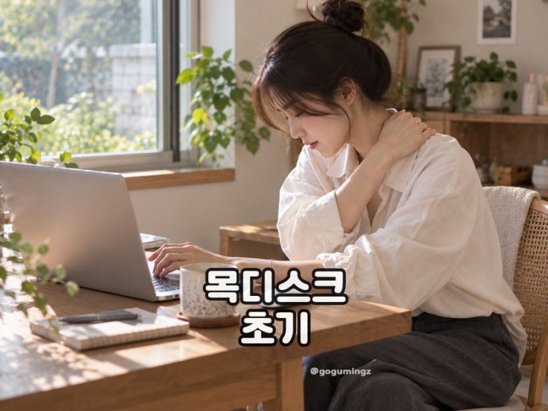 목디스크 증상 초기 목 통증이 팔 저림, 두통으로 이어지는 이유