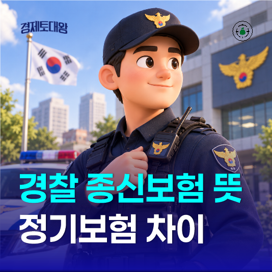 경찰종신보험 뜻과 정기보험 차이, 플랜비보험에서 비교하기