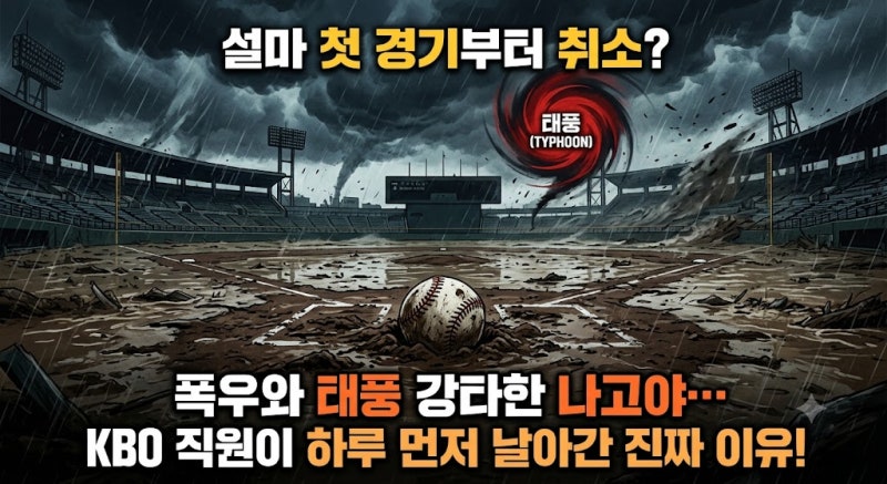 설마 나고야 AG 야구 경기 취소·연기될까? KBO가 현장에 직원을 급파한 진짜 이유는?