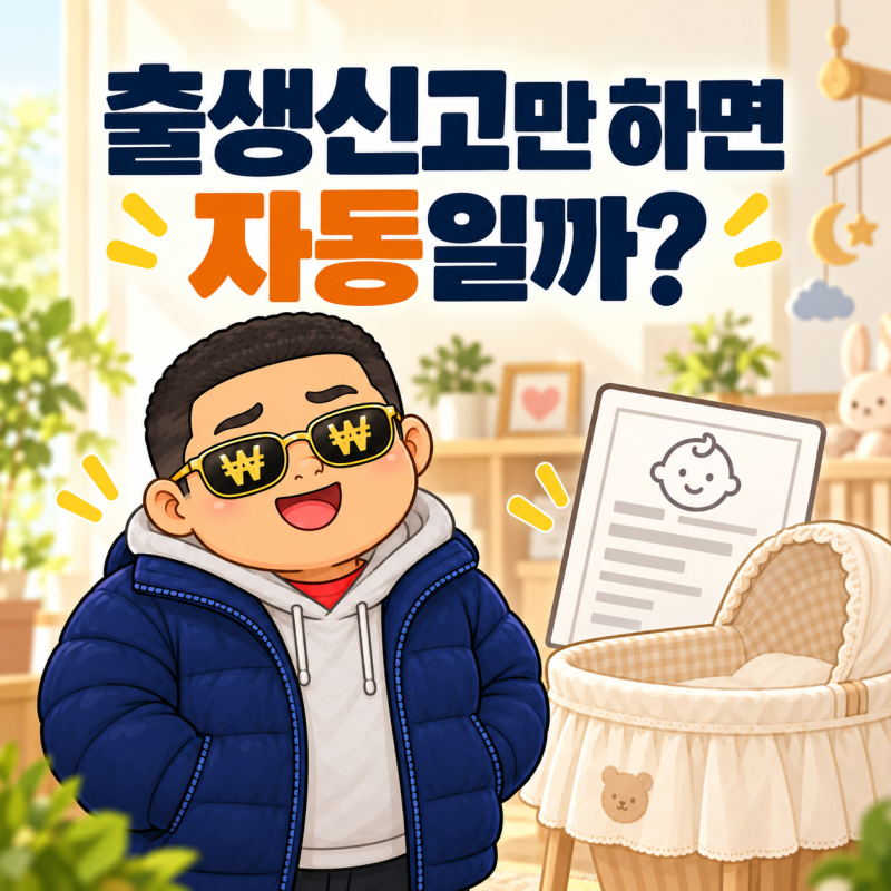 부모급여 월 100만원, 출생신고만 하면 자동으로 들어올까?