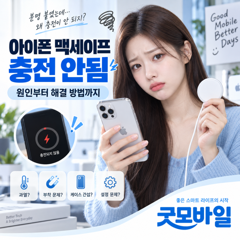 아이폰맥세이프충전안됨 원인부터 해결 방법까지 정리