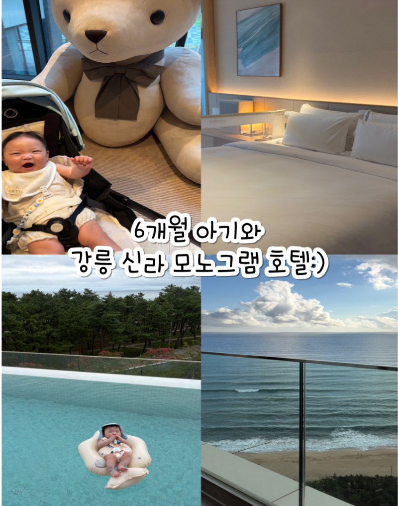 강릉 신라모노그램 호텔:) 6개월 아기와 2박 3일 솔직후기와 꿀팁
