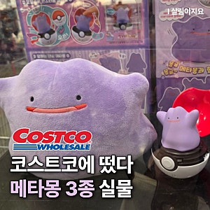 메타몽 굿즈가 이렇게 많아? 코스트코 30주년 기념 세트