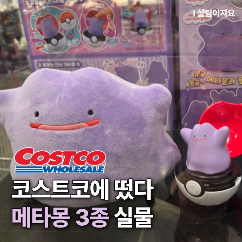 메타몽 굿즈가 이렇게 많아? 코스트코 30주년 기념 세트