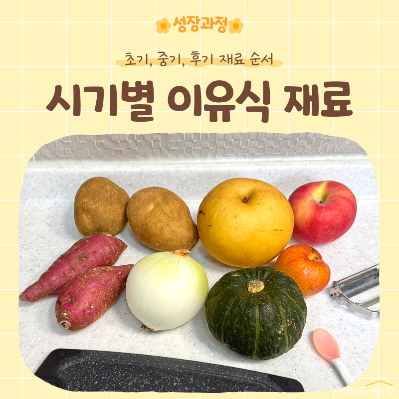 시기별 이유식 재료 순서 | 초기 중기 후기 이유식 식재료, 과일 리스트