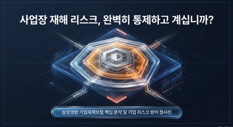 사업장 재해 리스크 대비하셨나요? 삼성생명 기업재해보험 주요 보장 요약 분석