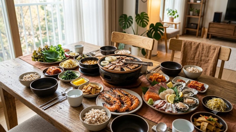 나혼자산다 이선민 먹방 총정리 덩어리즈 쿠마카세부터 가성비 수산시장 제철 해산물 한 상....