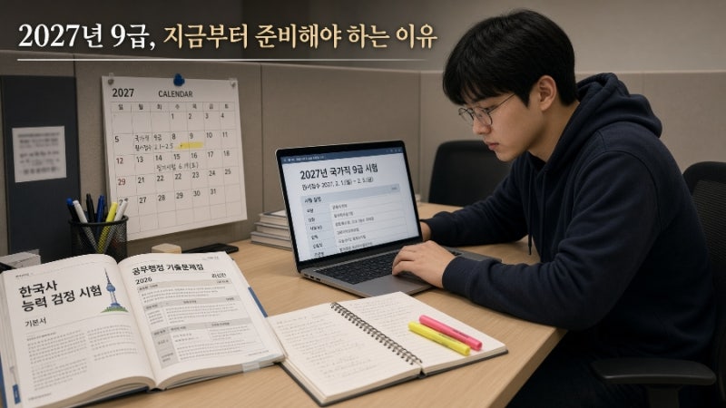 2027년 9급 공무원 시험일정 나왔나?｜지금 준비한다면 이것부터 확인하세요