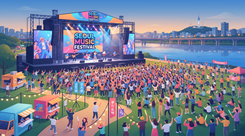 난지한강공원 대중교통, 주차, 편의시설 완벽 가이드 - PEAK FESTIVAL