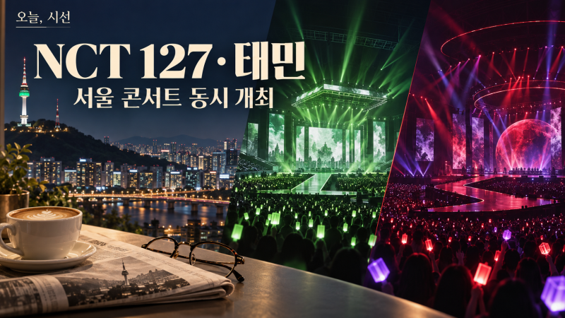 NCT 127·태민 서울 콘서트 동시 개최…시간·장소 어떻게 다를까