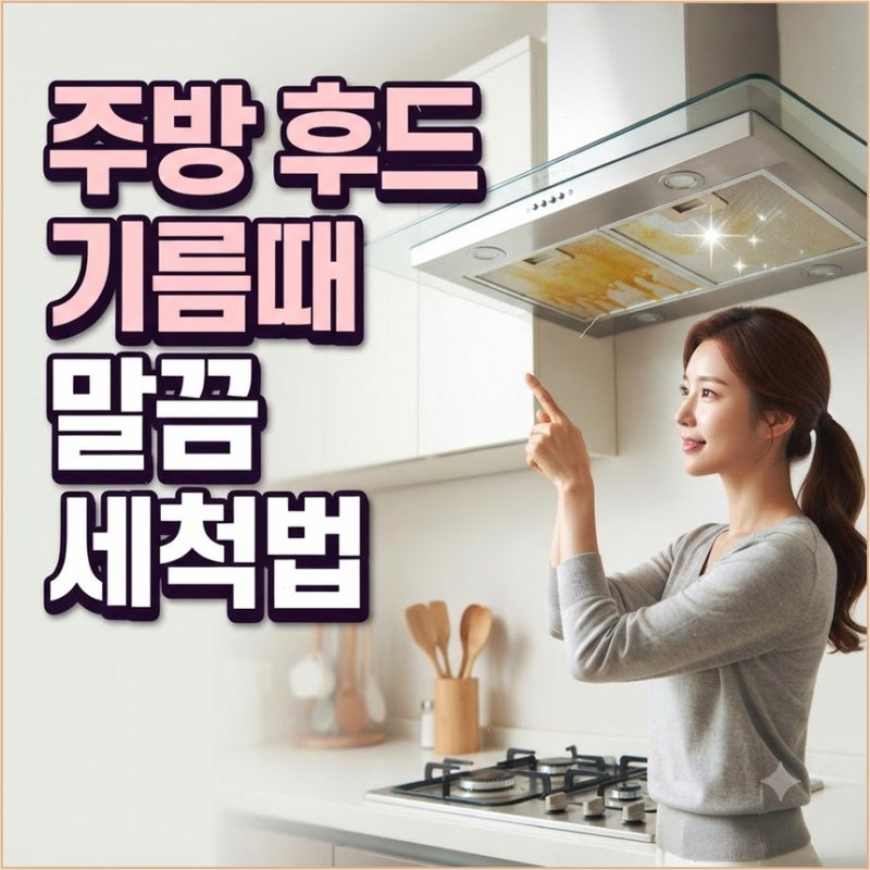주방 레인지 후드 필터 기름때 제거 세척법 과탄산소다 부식 없이 딱 10분 만에 완료