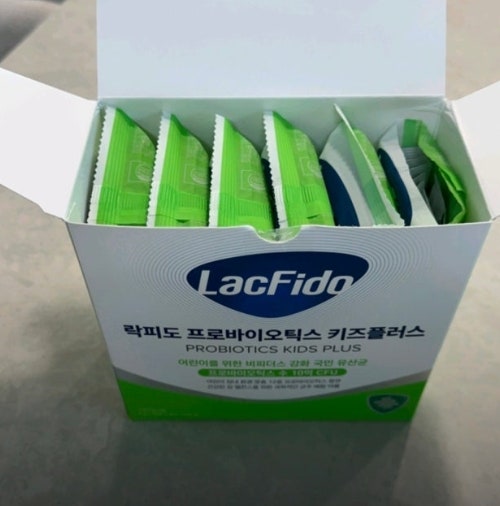 아기유산균 락피도 프로바이오틱스 키즈 플러스 한 포씩 챙겨 아침 루틴 만들기 편해요