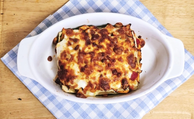 당뇨식 포두부 라자냐｜냉동실 포두부로 만든 맛있는 저탄수 라자냐레시피