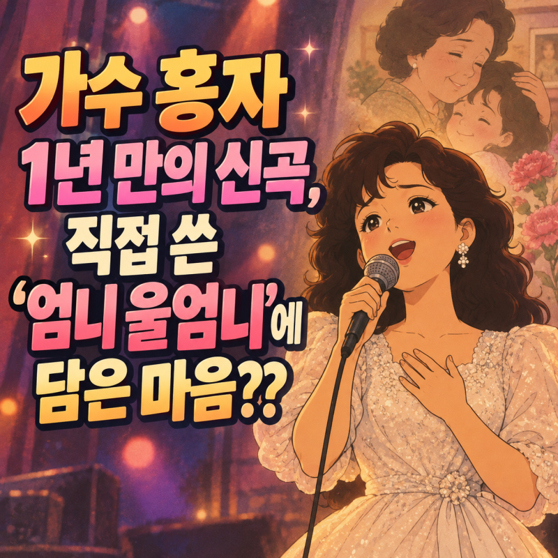 가수 홍자 1년 만의 신곡, 직접 쓴 ‘엄니 울엄니’에 담은 마음??