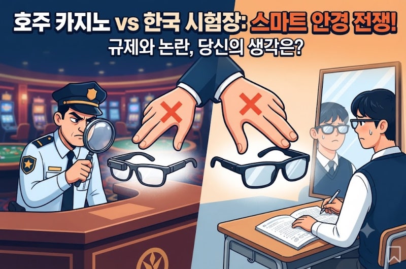 "안경 좀 벗어보시죠" 호주 카지노와 한국 시험장을 뒤흔든 IT 기기의 정체