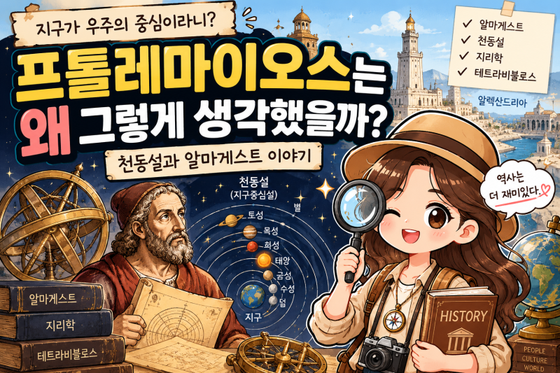 프톨레마이오스는 왜 지구가 우주의 중심이라고 생각했을까?- 천동설과 알마게스트