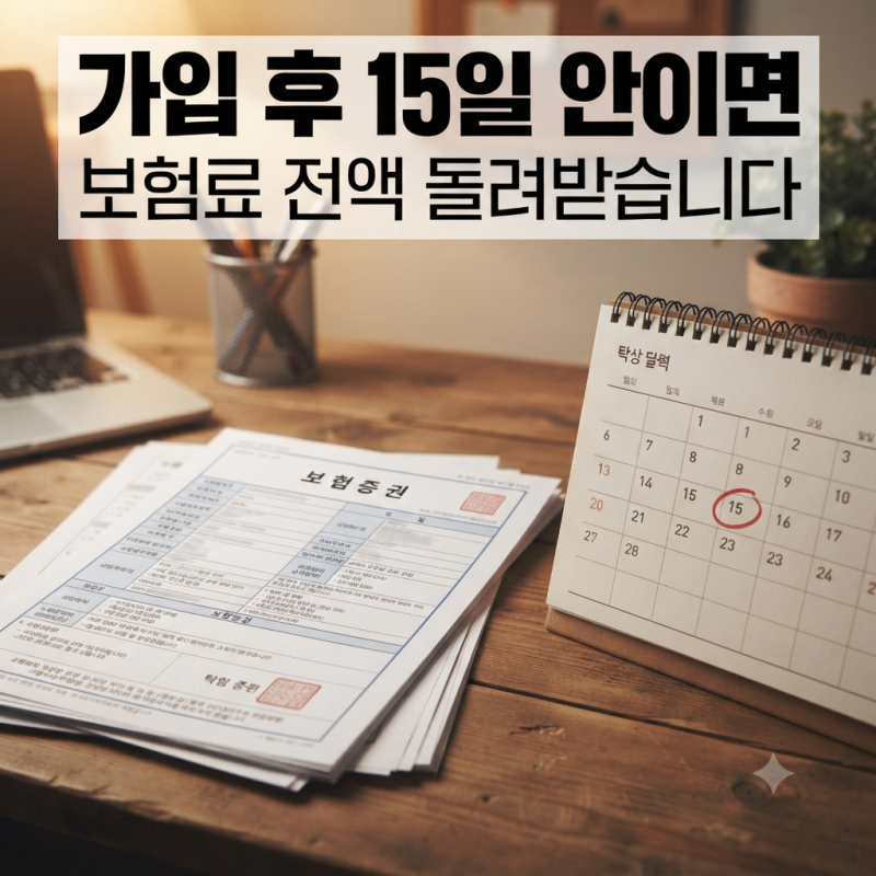 보험계약철회, 보험료 돌려받을 수 있을까? 가입 후 후회했다면 꼭 확인하세요