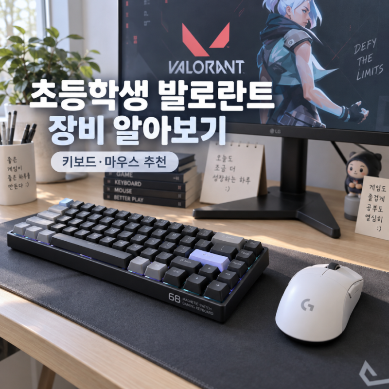 초등학생 발로란트 키보드 마우스 알아보기｜10~15만원 예산으로 고른 게이밍 장비