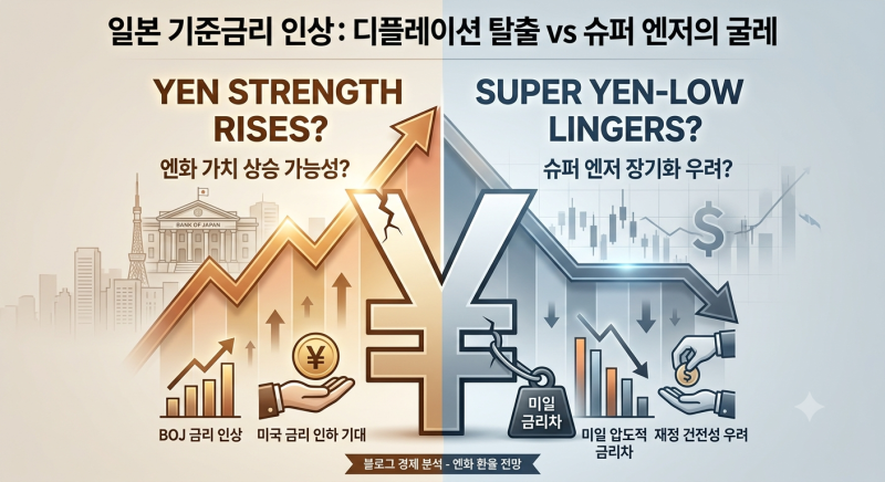일본 기준금리 인상! 드디어 엔화 약세(엔저) 탈출 가능할까?