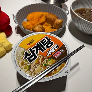 농심 삼계탕 사발면 신상품 먹어본 후기