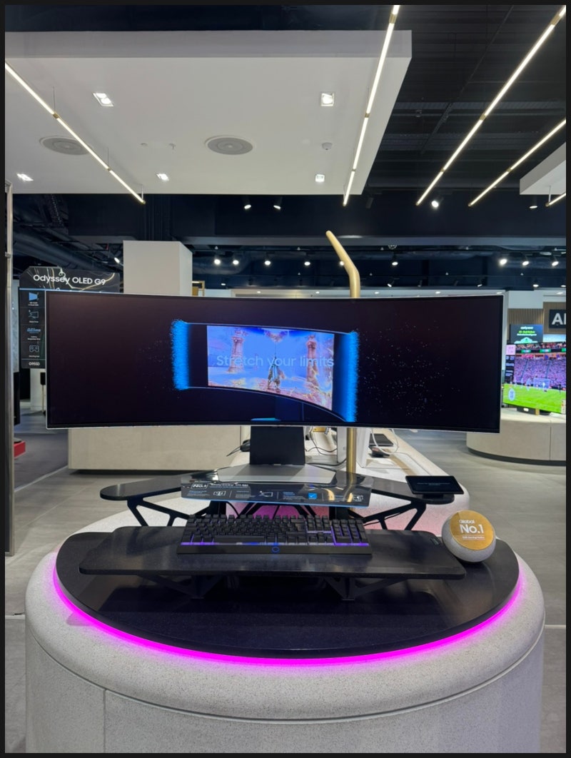 게이밍 모니터는 이걸로｜삼성 오디세이 OLED G9 실물 후기 ️