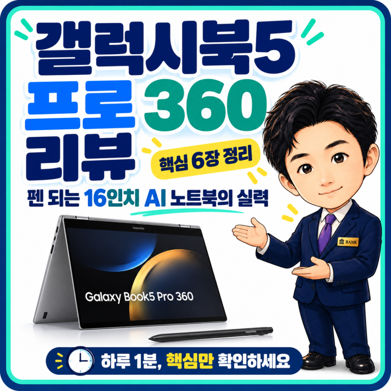 삼성 갤럭시북5 프로 360 써보면 체감되는 기능과 노트북 추천 대상