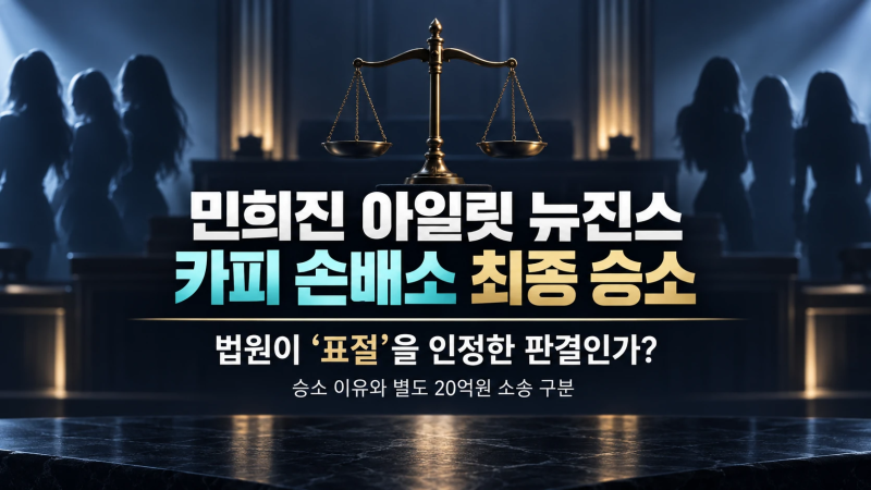 민희진 아일릿 손배소 승소, ‘뉴진스 카피 인정’ 판결은 아니었다