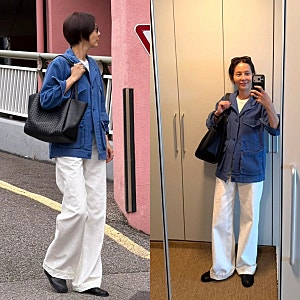 따라 입고 싶은 가을 데일리룩, 김나영 워크자켓 코디