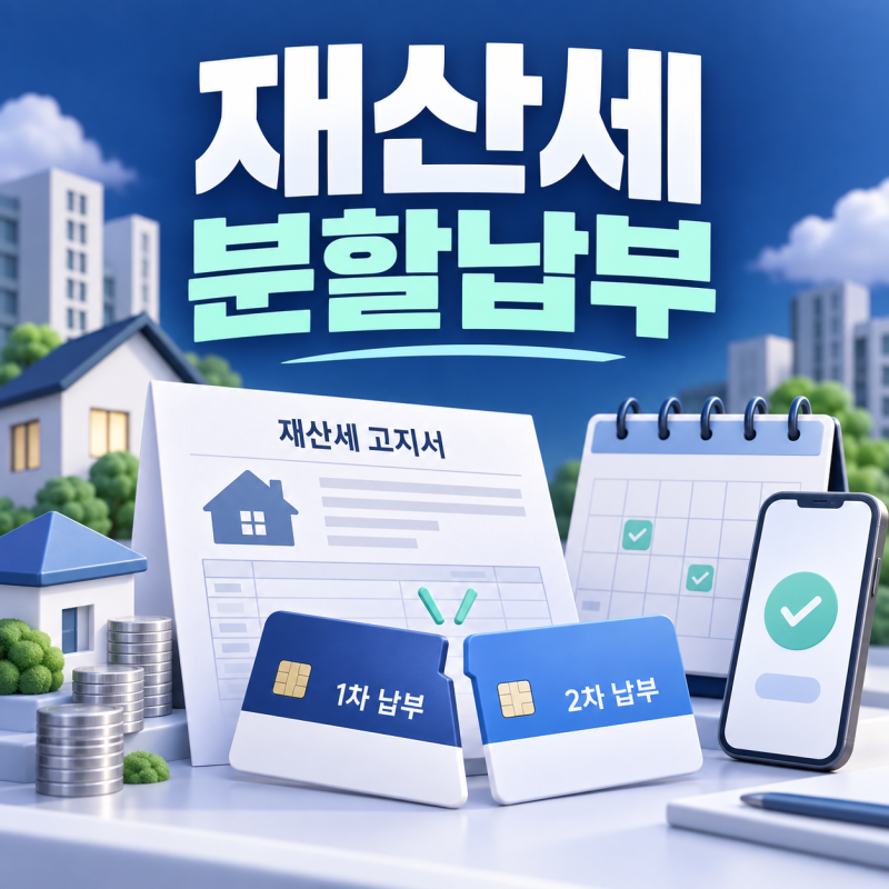 위택스 재산세 분할납부 가능할까?｜신청조건·신청방법·납부기한 알아보기
