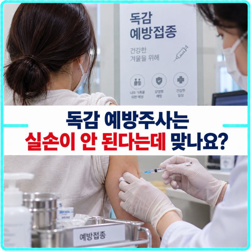 독감 예방접종은 실손이 안 된다는데, 독감에 걸려 검사·치료받은 비용은 다를까?