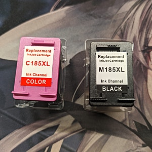 삼성 컬러 잉크 복합기 SL-J1680 잉크젯 프린터 M185 C185 호환잉크 사용기