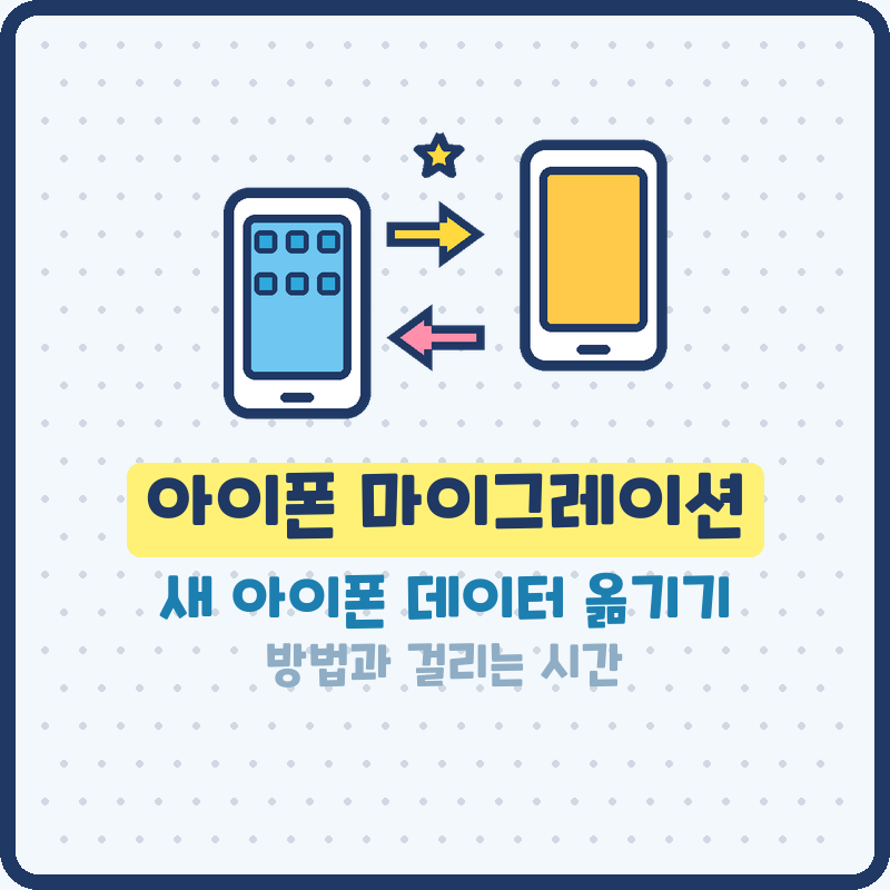 아이폰 마이그레이션 새 아이폰 데이터 옮기기 방법 아이폰18프로 아이폰 백업 어디까지 되....